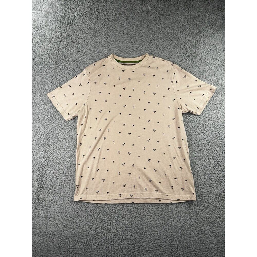 Ricky Singh Cactus Man‎ Shirt Men Medium Palm Tree Graphic Crew Neck Vacation